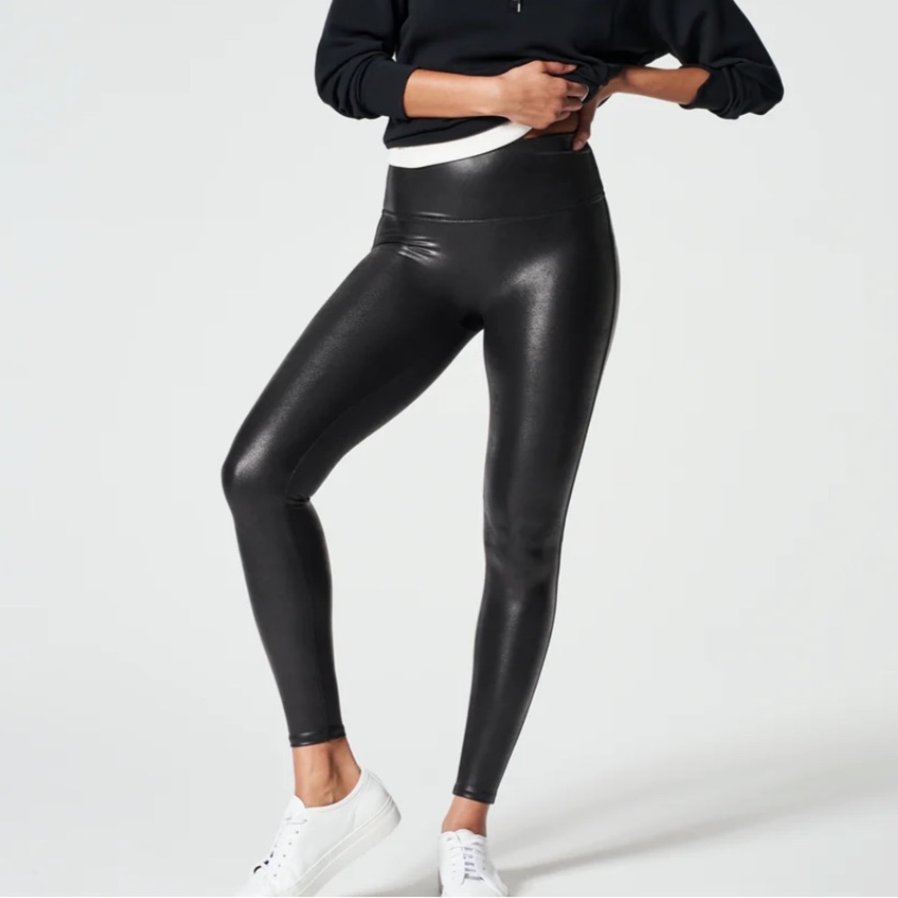 Spanx Faux Leather Leggings